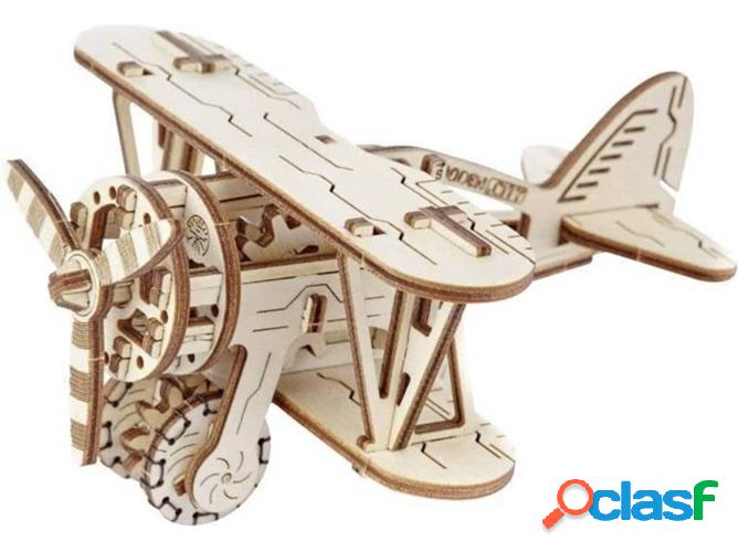 Juego de Construcción WOODEN CITY Maqueta de Biplano de