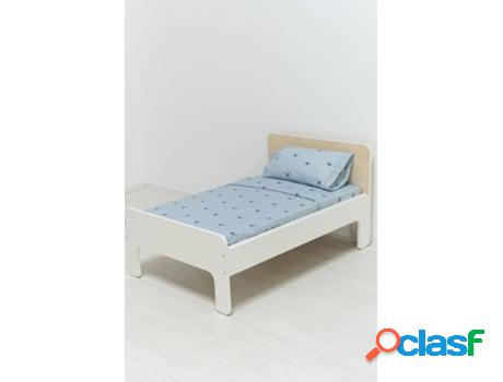 Juego de Sabánas Infantil SOKIOS Coronas Azul (120 x 180 -