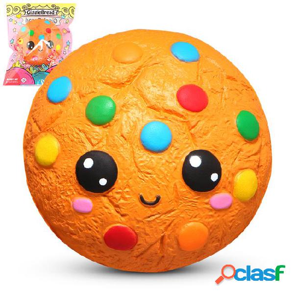 Kawaii chocolate cookie squishy slow rising unpack the toy