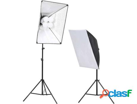 Kit De Iluminación De Estudio Fotográfico Con Softboxes