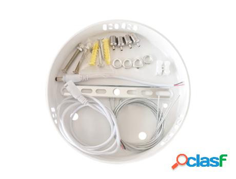 Kit Florón + Cables de Suspensión Para Paneles Led LEDBOX