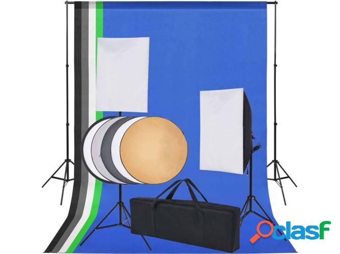 Kit Iluminación de Estudio VIDAXL 190207