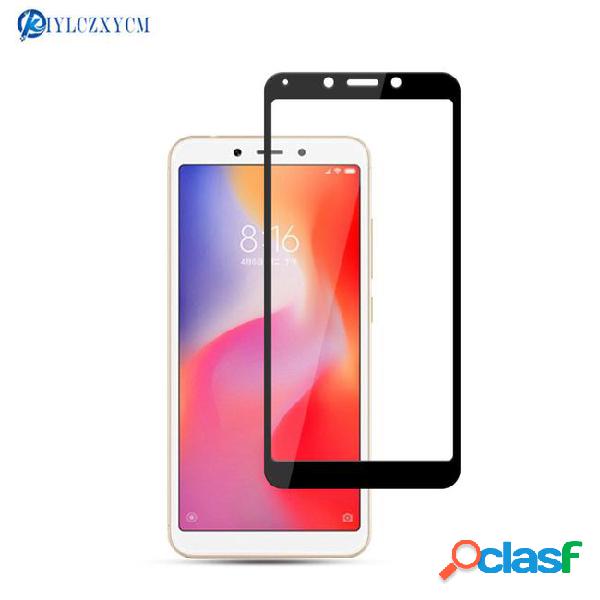 Kiylczxycm for redmi 6 full coverage tempered glass screen