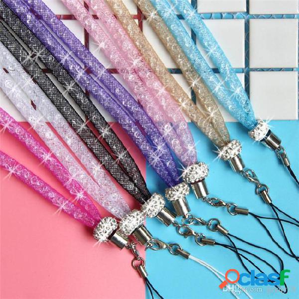 Lanyard beads cell phone charms hang rope straps keychain