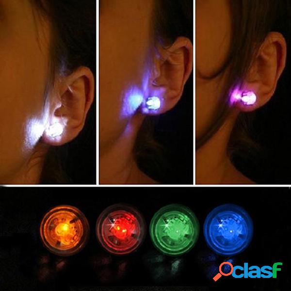 Led electronic light led flash earrings flash stud earrings
