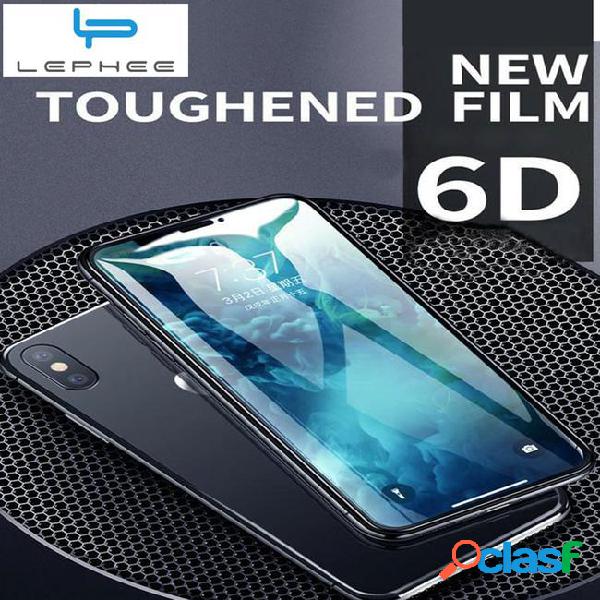 Lephee for x tempered glass screen protector 6d full cover