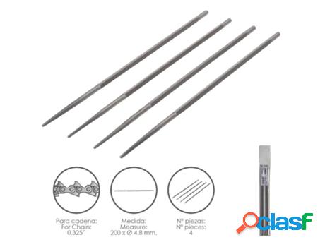 Limas cadena motosierra 200 x ø 4.8 mm. 0.325 (pack 4