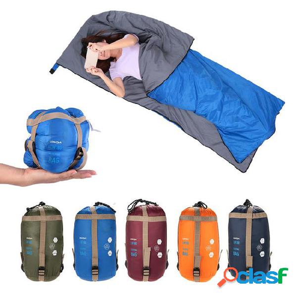 Lixada 190 * 75cm outdoor envelope sleeping bag camping