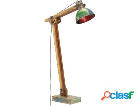 Lámpara De Suelo VIDAXL Multicolor E27