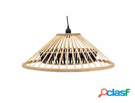 Lámpara de Techo DKD HOME DECOR Castanho Bambu 50 W 60 X 60