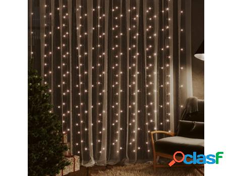 Luces de Navidad VIDAXL 300 Luces LED Cortina 8 funciones