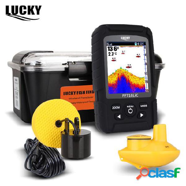 Lucky ff718lic real waterproof fish finder monitor 2-in-1