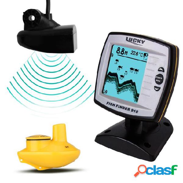 Lucky ff918 - 100ws wired wireless fish finder