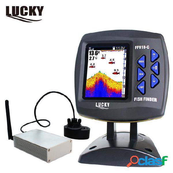 Lucky ff918-cwls boat fish finder wireless operating range
