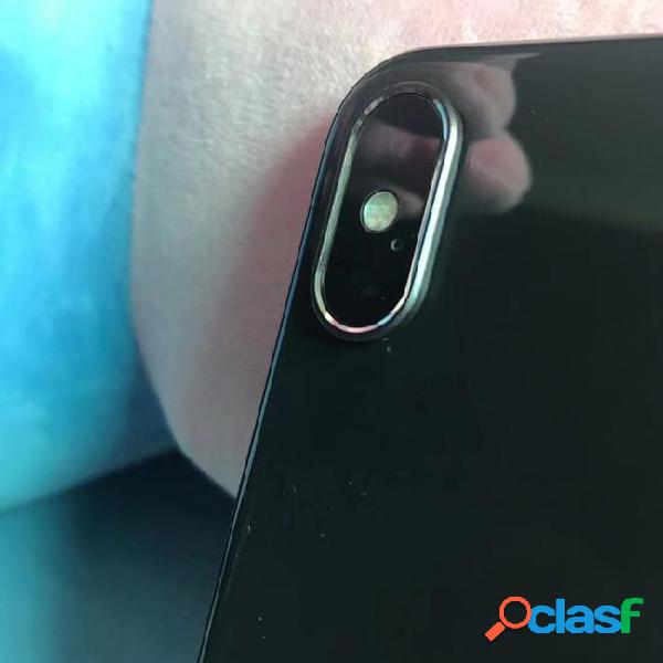 Luxury metal protective ring for iphone x rear camera lens