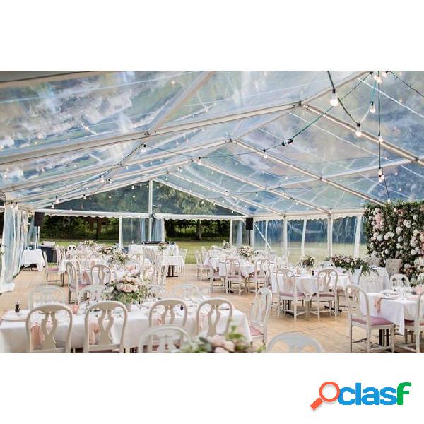 Luxury transparent wedding tent with pvc cover