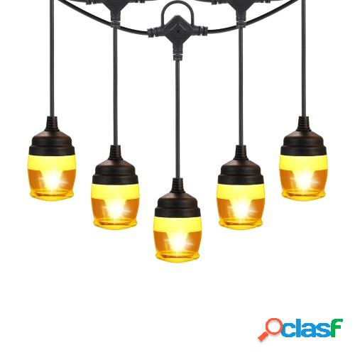 Luz de cadena de LED de luz colgante de 38 pies con pantalla