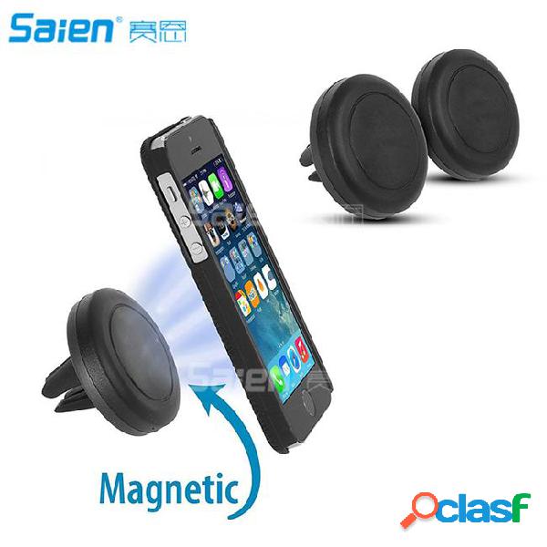 Magnetic mount, universal air vent magnetic car mount phone