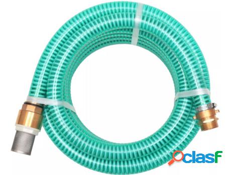Manguera de Succión VIDAXL con Conectores (Verde -