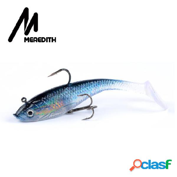 Meredith fishing 4pcs 19.4g 10cm jxj15-10 long tail soft