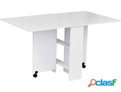 Mesa Multifunciones HOMCOM 02-0621 (Blanco - 140x80x74cm)