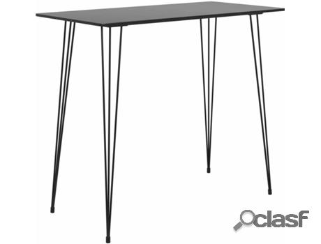 Mesa VIDAXL 248143 Negro (Tablero DM - 120 x 60 x 105 cm)