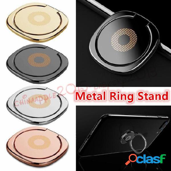 Metal ring cell phone holder stand 360 degree rotation
