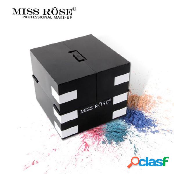 Miss rose 142 color matte eye shadow palette glitter