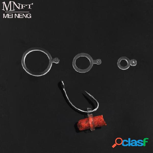 Mnft 72pcs baits elastic bands boilie pellet rubber rings