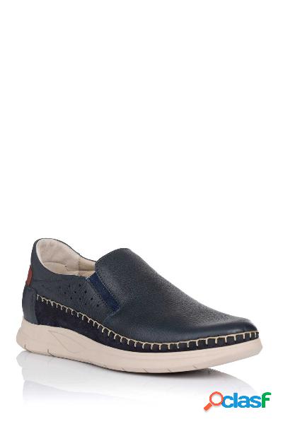 Mocasín de piel