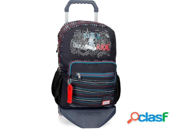 Mochila ENSO Wall Ride Negro (30,5x44x15cm)