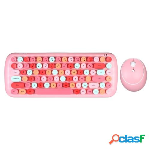 Mofii CANDY Keyboard Mouse Combo Inalámbrico 2.4G Color