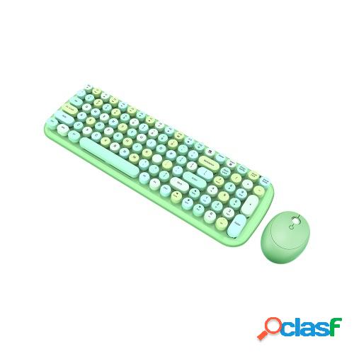 Mofii Candy XR 2.4G Combo de mouse con teclado inalámbrico