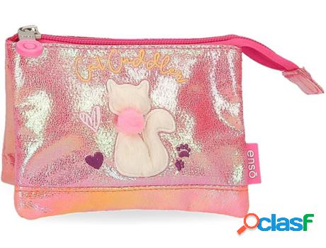 Monedero ENSO Cat Cuddler Poliéster Niño (Rosa)
