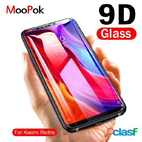 Moopok 9d tempered glass for xiaomi redmi note 5 6 pro note