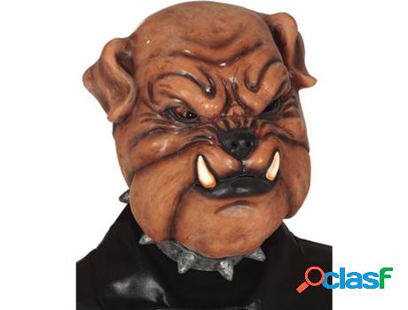 Máscara DISFRAZZES Bulldog Con Collar