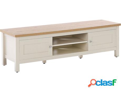 Mueble de TV BELIANI Atoca (Marrón - MDF - 140x39x41 cm)