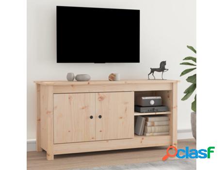 Mueble de TV VIDAXL (Marrón - Madera - 103 x 36.5 x 52 cm)