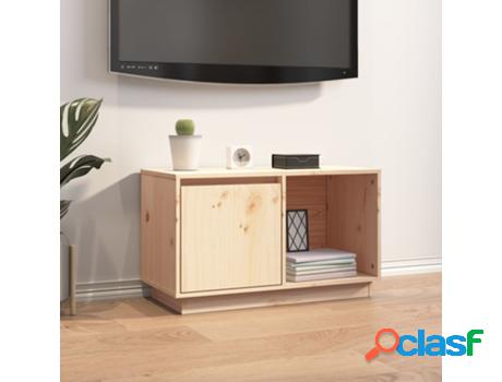 Mueble de TV VIDAXL (Marrón - Madera - 74 x 35 x 44 cm)