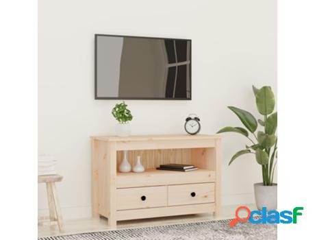 Mueble de TV VIDAXL (Marrón - Madera - 79 x 35 x 52 cm)
