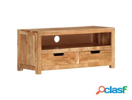 Mueble de TV VIDAXL (Marrón - Madera - 88 x 35 x 40 cm)