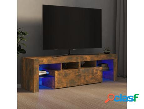 Mueble de TV VIDAXL (Marrón - Madera Contrachapada - 140 x