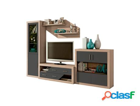 Muebles de Salón Nuka V10 HOMESOUTH (Grafito -