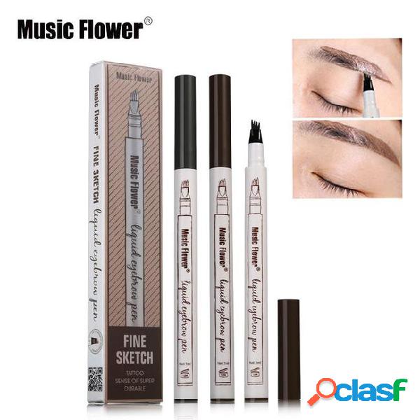Music flower liquid eyebrow pen music flower eyebrow