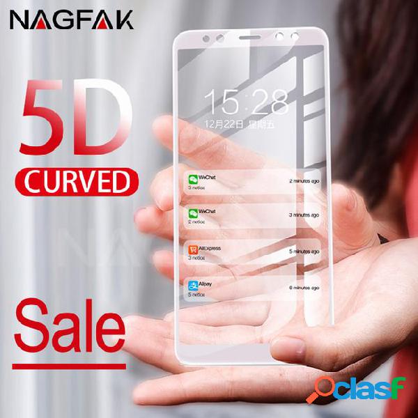 Nagfak 5d curved tempered glass for samsung galaxy a3 a5 a7