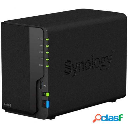 Nas synology diskstation ds220+/ 2 bahias 3.5"- 2.5"/ 2gb