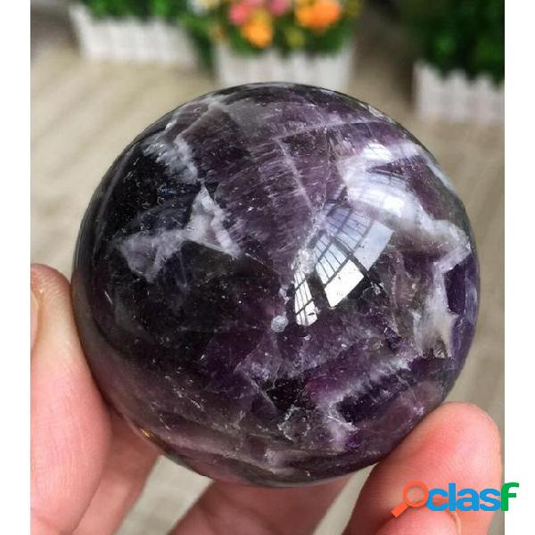 Natural dream amethyst crystal sphere ball orb gem stone for