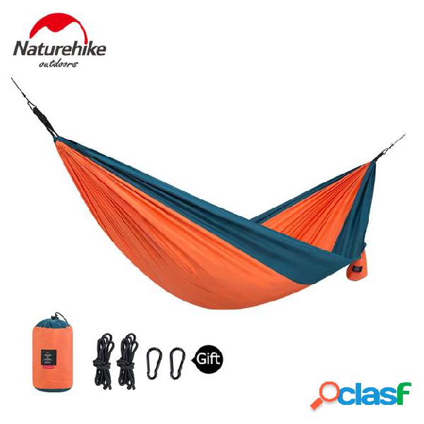 Naturehike double portable camping hammock lightweight nylon