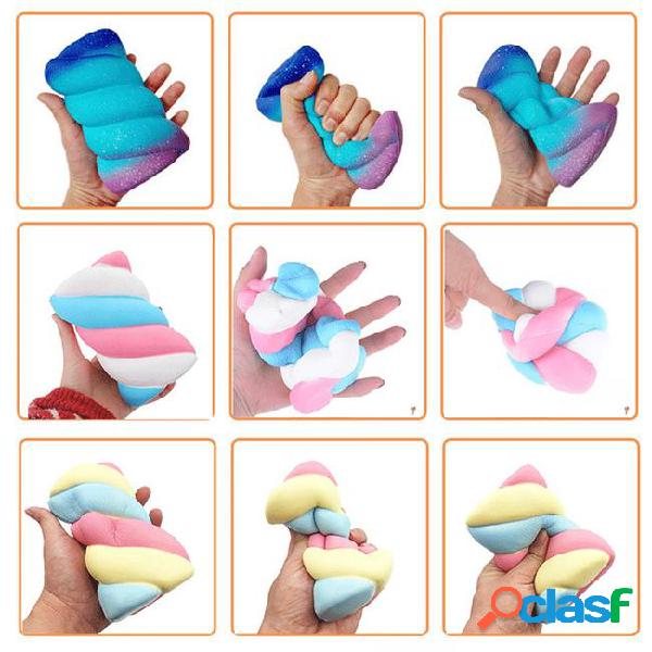 New 14cm twisted marshmallow squishies toys jumbo scent slow