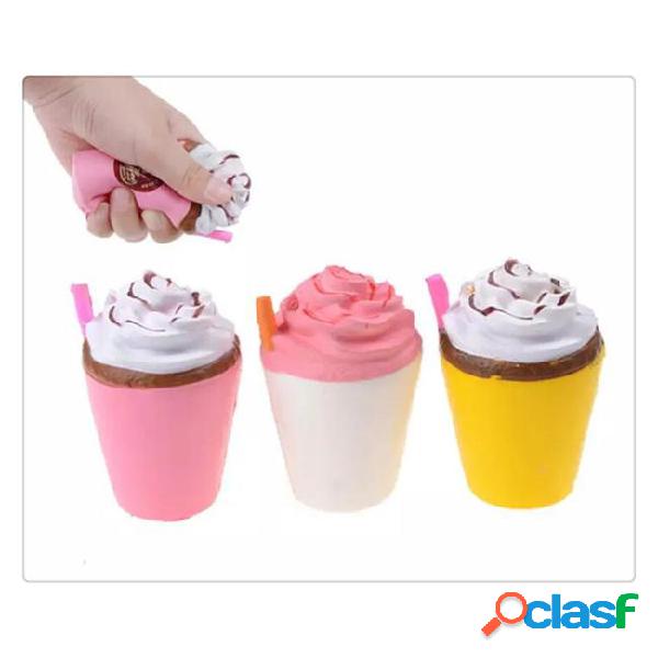 New arrival ice cream squishies coffee cup squishy toys slow